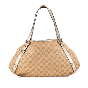 Pre-Loved Gucci GG Canvas Abbey D Ring Tote